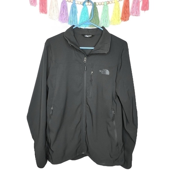 The North Face Charcoal Grey Gray Men’s Lightweight Zip Up Jacket Size Medium - Picture 1 of 12